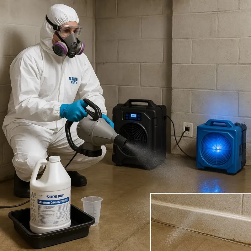 Sanitization and Odor Removal process in Dawsonville, GA